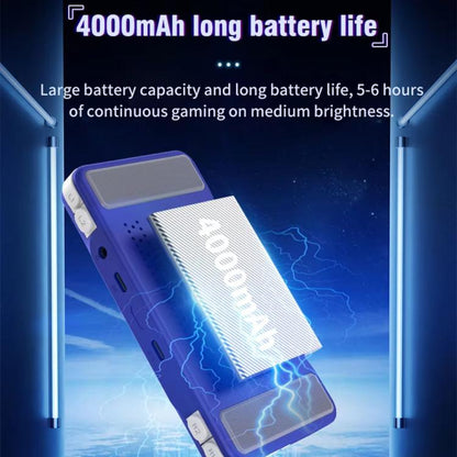 XF35H 3.5-Inch Retro Handheld Game Console With Linux System And RGB Light Pocket Video Game Player 128G(Blue) - Pocket Console by buy2fix | Online Shopping UK | buy2fix