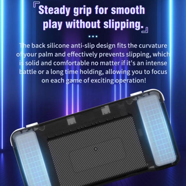 XF35H 3.5-Inch Retro Handheld Game Console With Linux System And RGB Light Pocket Video Game Player 128G(Transparent Black) - Pocket Console by buy2fix | Online Shopping UK | buy2fix