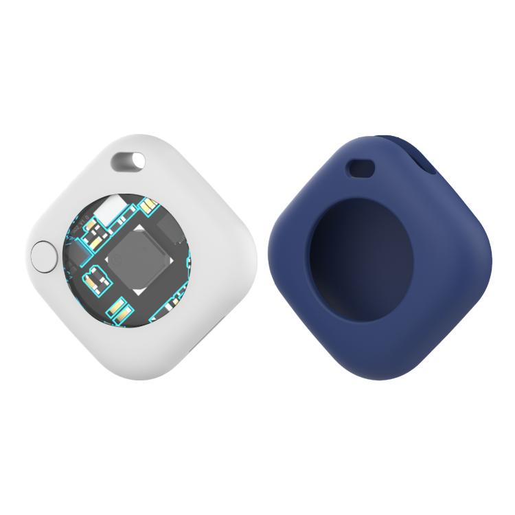 Findmy Find Positioning Pet Anti-lossing Device(White + Dark Blue Cover) - Personal Tracker by buy2fix | Online Shopping UK | buy2fix