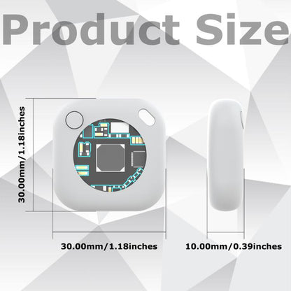 Findmy Find Positioning Pet Anti-lossing Device(White + Black Cover) - Personal Tracker by buy2fix | Online Shopping UK | buy2fix