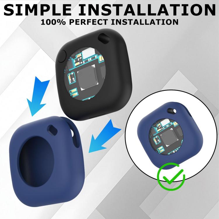 Findmy Find Positioning Pet Anti-lossing Device(White + Dark Blue Cover) - Personal Tracker by buy2fix | Online Shopping UK | buy2fix