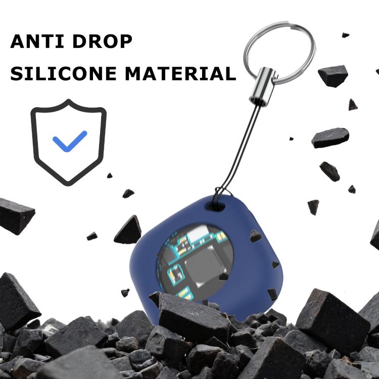 Findmy Find Positioning Pet Anti-lossing Device(White + Dark Blue Cover) - Personal Tracker by buy2fix | Online Shopping UK | buy2fix