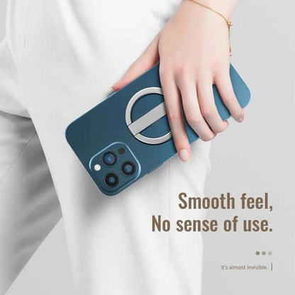 AhaStyle WG74 MagSafe Magnetic Suction Mount Portable Foldable Phone Stand(Black) - Ring Holder by AhaStyle | Online Shopping UK | buy2fix