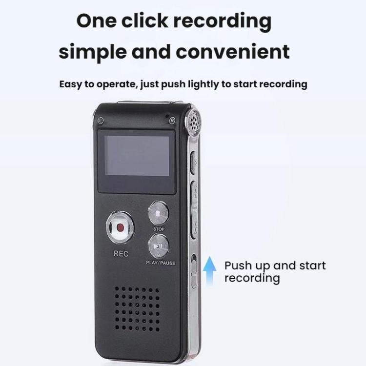 High-Definition Noise Reduction Control Ultra-Long Standby Conference Recorder, Size: 128GB(Royal Blue) - Recording Pen by buy2fix | Online Shopping UK | buy2fix