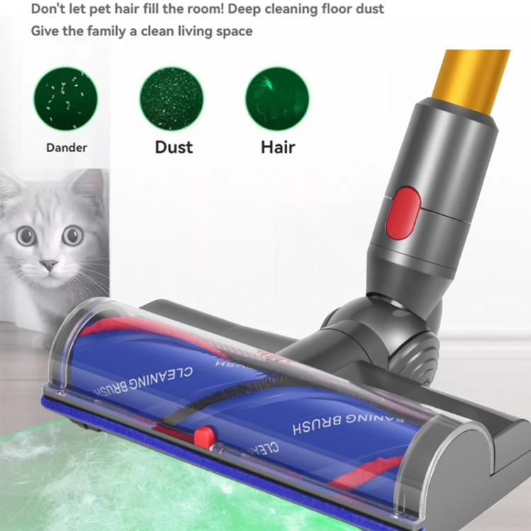 For Dyson V7/V8/V10/V11/V15  High Torque Direct-Drive Cleaner Head with Green Laser Dust Detection - For Dyson Accessories by buy2fix | Online Shopping UK | buy2fix