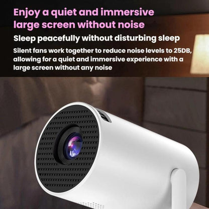 HY200 Home 1080P Projector Mini HD Smart WiFi Projector EU Plug - Mini Projector by buy2fix | Online Shopping UK | buy2fix