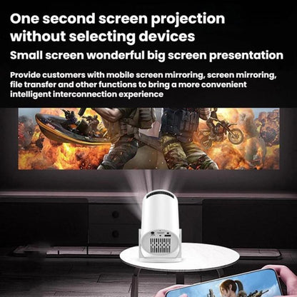 HY200 Home 1080P Projector Mini HD Smart WiFi Projector US Plug - Mini Projector by buy2fix | Online Shopping UK | buy2fix