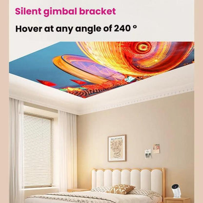 HY200 Home 1080P Projector Mini HD Smart WiFi Projector EU Plug - Mini Projector by buy2fix | Online Shopping UK | buy2fix