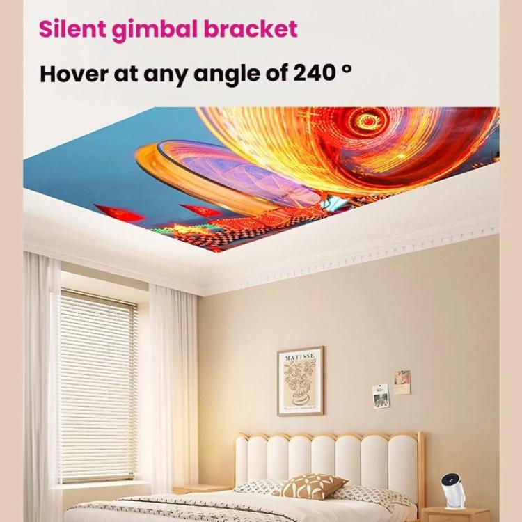 HY200 Home 1080P Projector Mini HD Smart WiFi Projector AU Plug - Mini Projector by buy2fix | Online Shopping UK | buy2fix