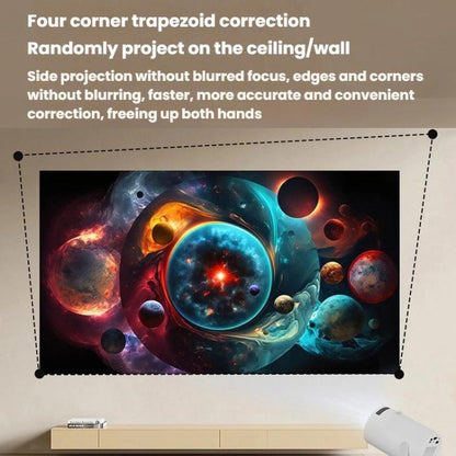 HY200 Home 1080P Projector Mini HD Smart WiFi Projector US Plug - Mini Projector by buy2fix | Online Shopping UK | buy2fix