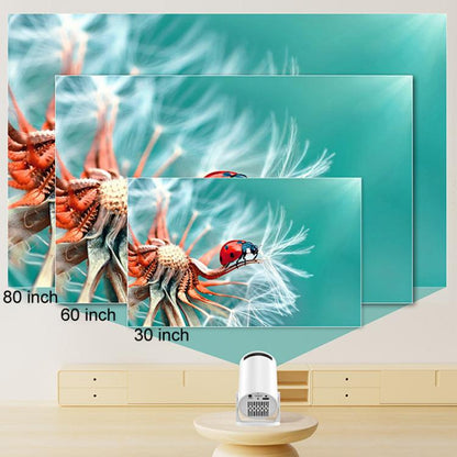 HY200 Home 1080P Projector Mini HD Smart WiFi Projector US Plug - Mini Projector by buy2fix | Online Shopping UK | buy2fix