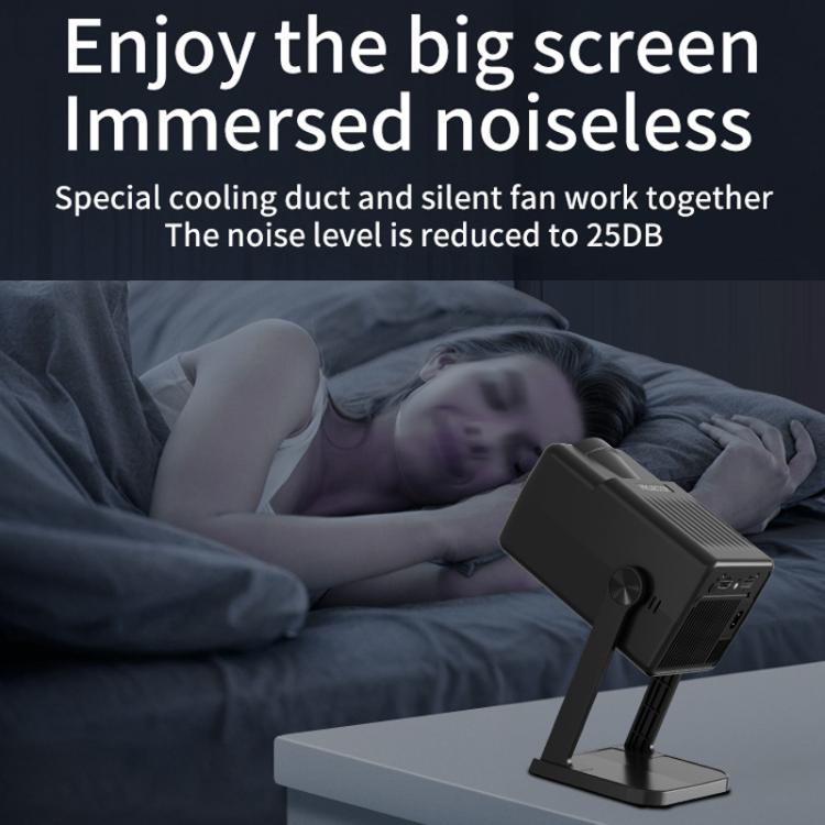 K300 Home 1080P Wireless Projector Mini 4K HD Smart Projector AU Plug(Black) - Mini Projector by buy2fix | Online Shopping UK | buy2fix