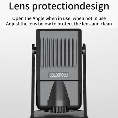 K300 Home 1080P Wireless Projector Mini 4K HD Smart Projector UK Plug(Black) - Mini Projector by buy2fix | Online Shopping UK | buy2fix