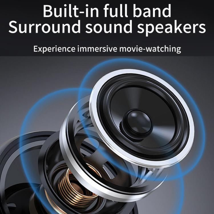 K300 Home 1080P Wireless Projector Mini 4K HD Smart Projector AU Plug(White) - Mini Projector by buy2fix | Online Shopping UK | buy2fix