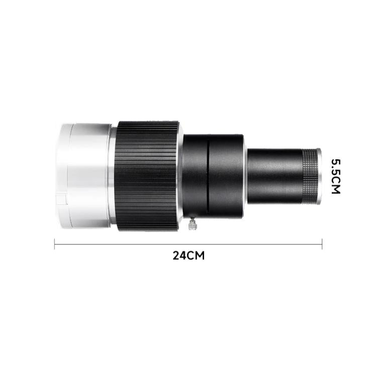 Adjustable Focus DIY Optical Snoot for Bowens Mount Flash Conical Lens Photography Light Modifier 25 Templates Kit - Stand Bracket by buy2fix | Online Shopping UK | buy2fix