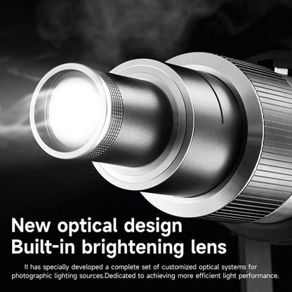 Adjustable Focus DIY Optical Snoot for Bowens Mount Flash Conical Lens Photography Light Modifier 5 Templates Kit - Stand Bracket by buy2fix | Online Shopping UK | buy2fix