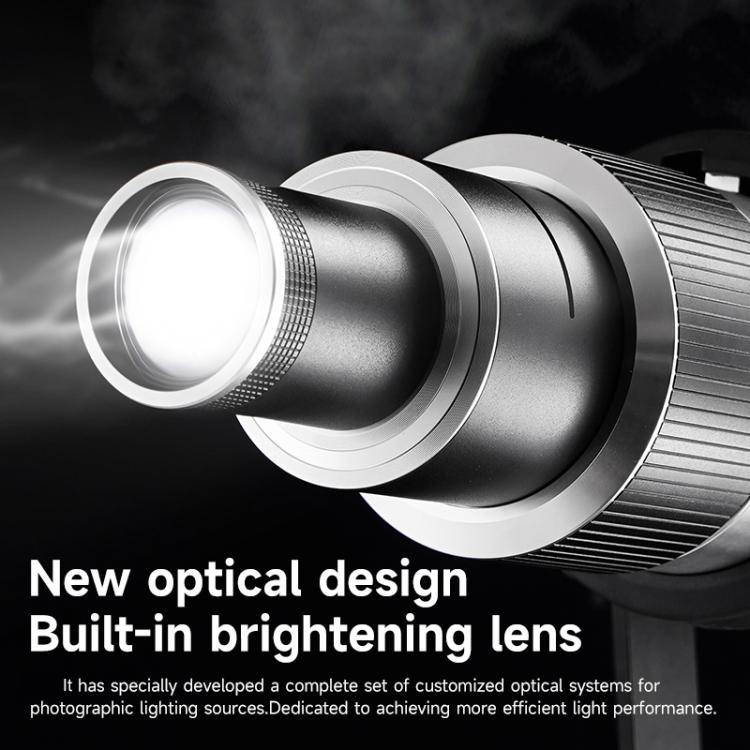 Adjustable Focus DIY Optical Snoot for Bowens Mount Flash Conical Lens Photography Light Modifier 35 Templates Kit - Stand Bracket by buy2fix | Online Shopping UK | buy2fix