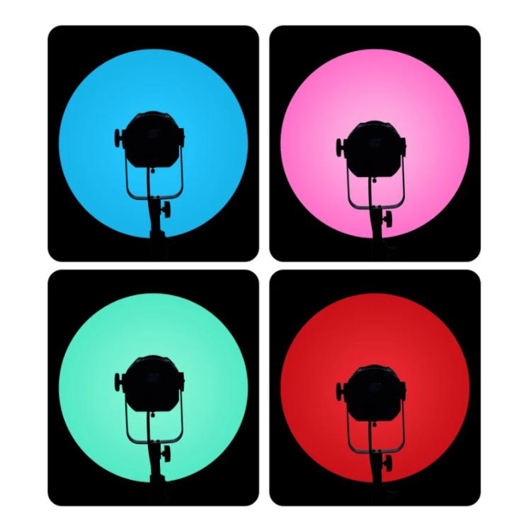 Adjustable Focus DIY Optical Snoot for Bowens Mount Flash Conical Lens Photography Light Modifier 5 Templates Kit - Stand Bracket by buy2fix | Online Shopping UK | buy2fix