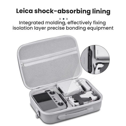 For DJI MINI 4 PRO BRDRC Remote Control Accessories Storage Handbag(Gray) - Carry Cases & Bags by BRDRC | Online Shopping UK | buy2fix