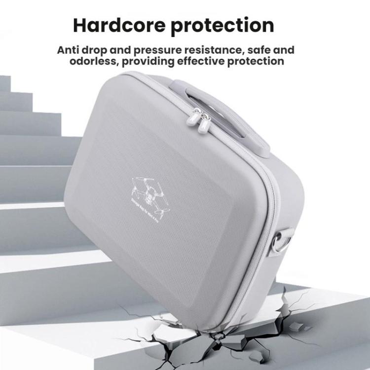 For DJI MINI 4 PRO BRDRC Remote Control Accessories Storage Handbag(Gray) - Carry Cases & Bags by BRDRC | Online Shopping UK | buy2fix