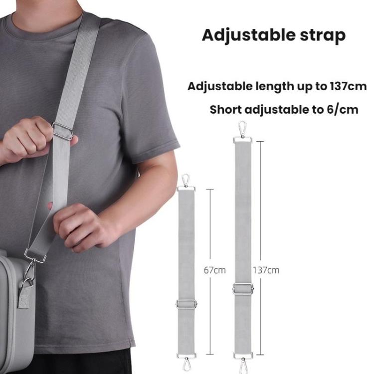 For DJI MINI 4 PRO BRDRC Remote Control Accessories Storage Handbag(Gray) - Carry Cases & Bags by BRDRC | Online Shopping UK | buy2fix