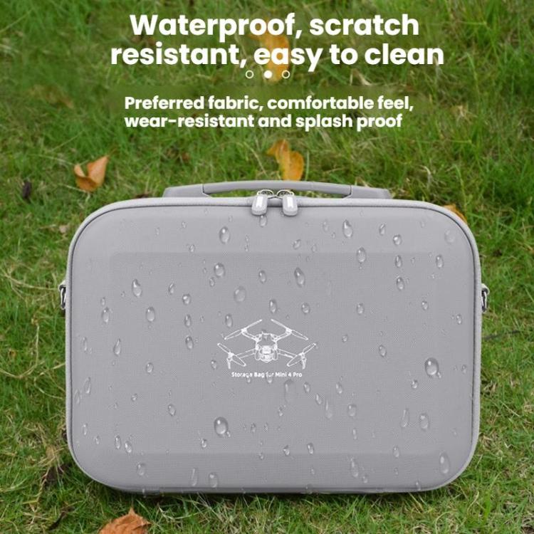 For DJI MINI 4 PRO BRDRC Remote Control Accessories Storage Handbag(Gray) - Carry Cases & Bags by BRDRC | Online Shopping UK | buy2fix