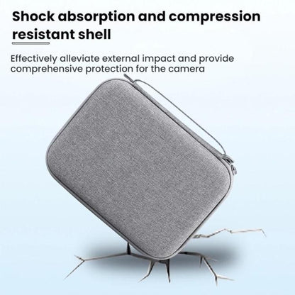 For Insta360 GO3 BRDRC Protection Portable Storage Bag(Gray) - Case & Bags by BRDRC | Online Shopping UK | buy2fix