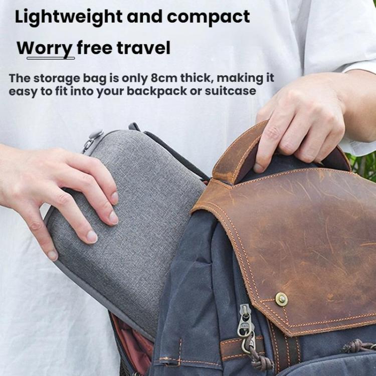 For Insta360 GO3 BRDRC Protection Portable Storage Bag(Gray) - Case & Bags by BRDRC | Online Shopping UK | buy2fix