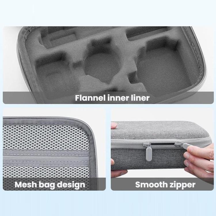 For Insta360 GO3 BRDRC Protection Portable Storage Bag(Gray) - Case & Bags by BRDRC | Online Shopping UK | buy2fix