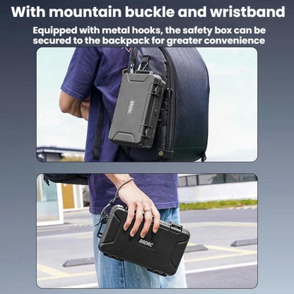 For DJI OSMO POCKET 3 BRDRC Portable Storage Safety Carrying Case(Black) - Case & Bags by BRDRC | Online Shopping UK | buy2fix
