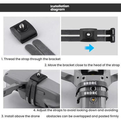 For DJI AIR3/MINI 4PRO BRDRC UAV Upload Bracket, Specification: Holder+Adapter - Other by BRDRC | Online Shopping UK | buy2fix