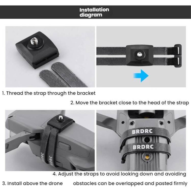 For DJI AIR3/MINI 4PRO BRDRC UAV Upload Bracket, Specification: Holder - Other by BRDRC | Online Shopping UK | buy2fix