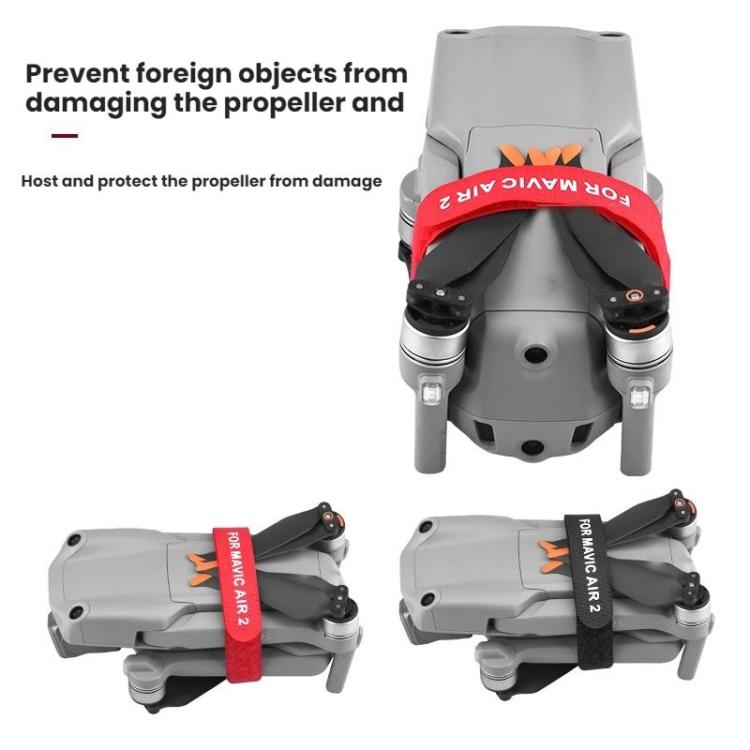 For DJI MAVIC AIR 2 BRDRC Drone Propeller Straps(Red) - Other by BRDRC | Online Shopping UK | buy2fix