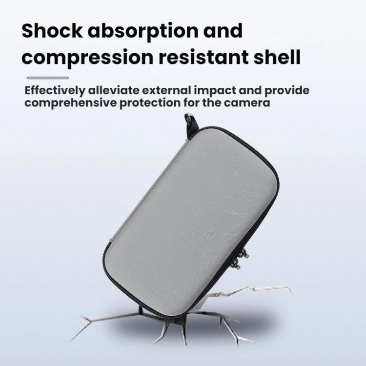 For Insta360 GO3 BRDRC Accessories Portable Storage Bag(Gray) - Case & Bags by BRDRC | Online Shopping UK | buy2fix