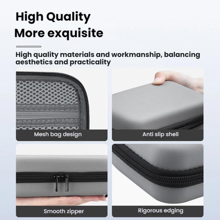 For Insta360 GO3 BRDRC Accessories Portable Storage Bag(Gray) - Case & Bags by BRDRC | Online Shopping UK | buy2fix