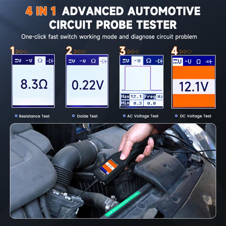 ANCEL 12/24V Automobile Battery Circuit Probe Tester - Electronic Test by ANCEL | Online Shopping UK | buy2fix