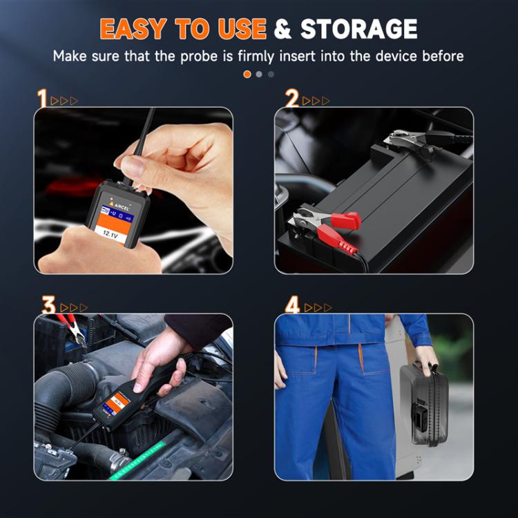 ANCEL 12/24V Automobile Battery Circuit Probe Tester - Electronic Test by ANCEL | Online Shopping UK | buy2fix