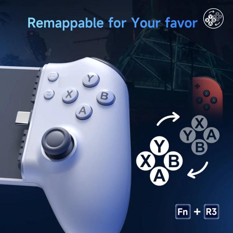 EasySMX M15 Mobile Gaming Controller For USB-C/Type-C Smartphones With Hall Effect sticks and Mechanical buttons - Controller Gamepad by EasySMX | Online Shopping UK | buy2fix