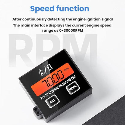 Chain Saw Tachometer Lawn Mower Gasoline Engine Speedometer(ZSB-03BL) - Electrical System by buy2fix | Online Shopping UK | buy2fix