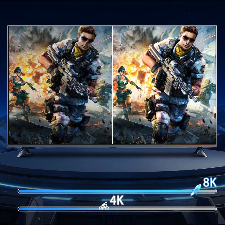 KCEVE SW21 2 In 1 Out HDMI Two-Way Switch 8K 60Hz HD Computer TV Video Splitter - Switch by KCEVE | Online Shopping UK | buy2fix