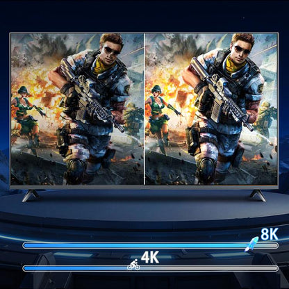 KCEVE SW21 2 In 1 Out HDMI Two-Way Switch 8K 60Hz HD Computer TV Video Splitter - Switch by KCEVE | Online Shopping UK | buy2fix