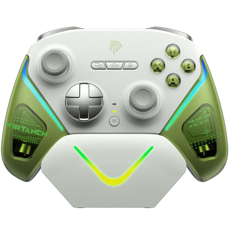 EasySMX D10 Wireless Gaming Controller with Dual-Mode Triggers & TMR Hall Effect Joysticks Charging Dock for PC/Switch/Phone/Steam(Green) - Gamepads by EasySMX | Online Shopping UK | buy2fix