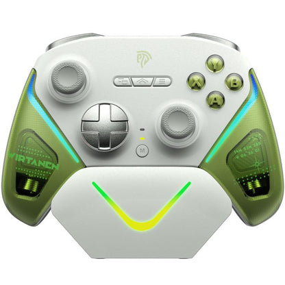 EasySMX D10 Wireless Gaming Controller with Dual-Mode Triggers & TMR Hall Effect Joysticks Charging Dock for PC/Switch/Phone/Steam(Green) - Gamepads by EasySMX | Online Shopping UK | buy2fix