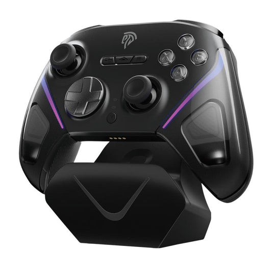 EasySMX D10 Wireless Gaming Controller with Dual-Mode Triggers & TMR Hall Effect Joysticks Charging Dock for PC/Switch/Phone/Steam(Black) - Gamepads by EasySMX | Online Shopping UK | buy2fix