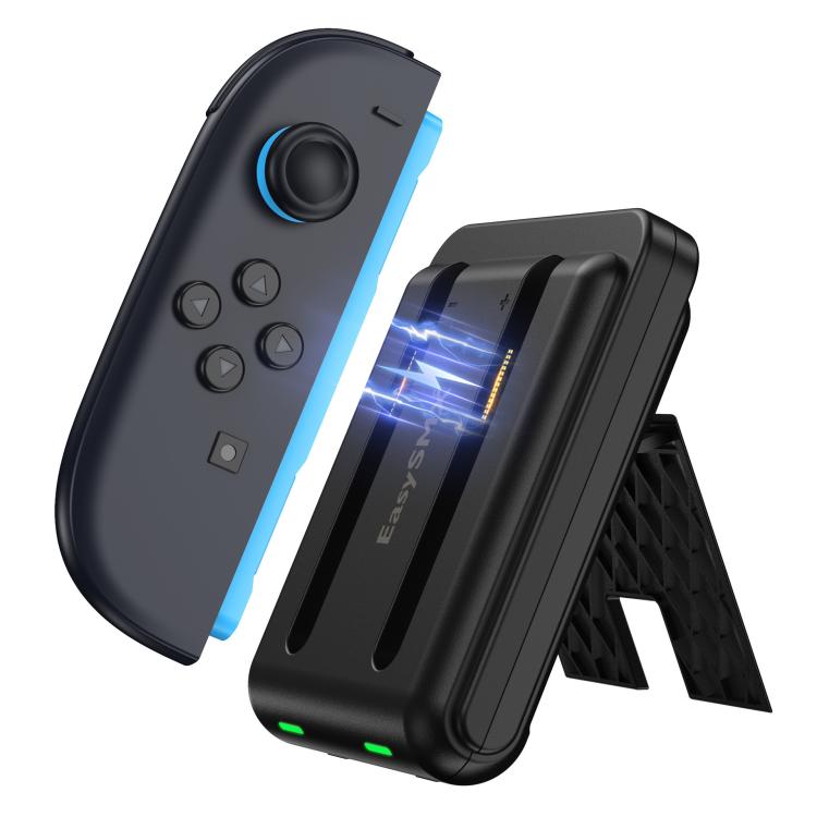 For Nintendo Switch 2 Joy-Con EasySMX Charging Dock with Adjustable Kickstand Dual Controller Charger Station(Black) - Charger & Power by EasySMX | Online Shopping UK | buy2fix