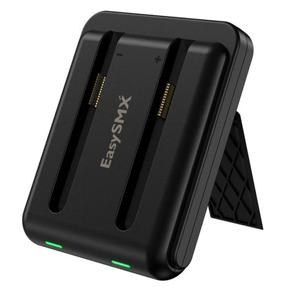 For Nintendo Switch 2 Joy-Con EasySMX Charging Dock with Adjustable Kickstand Dual Controller Charger Station(Black) - Charger & Power by EasySMX | Online Shopping UK | buy2fix