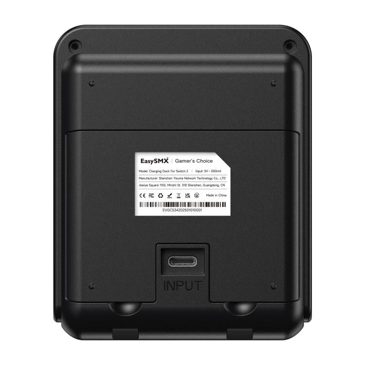 For Nintendo Switch 2 Joy-Con EasySMX Charging Dock with Adjustable Kickstand Dual Controller Charger Station(Black) - Charger & Power by EasySMX | Online Shopping UK | buy2fix