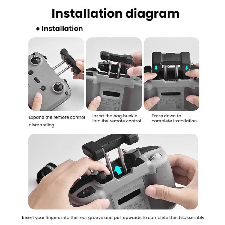 BRDRC Screen Remote Control Lanyard For DJI MINI 4 PRO/MAVIC 3/AIR 2S/NEO(For RC-N1/N2) - Other by BRDRC | Online Shopping UK | buy2fix