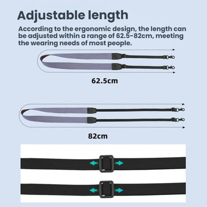 For DJI MINI 3/4 PRO/MAVIC 3 Classic BRDRC Screen Remote Control Strap(Gray/Brown) - Other by BRDRC | Online Shopping UK | buy2fix