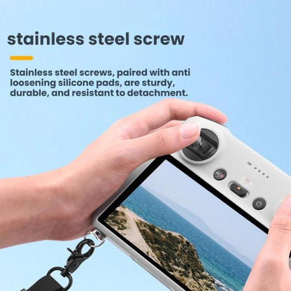 For DJI MINI 3/4 PRO/MAVIC 3 Classic BRDRC Screen Remote Control Strap(Gray/Brown) - Other by BRDRC | Online Shopping UK | buy2fix